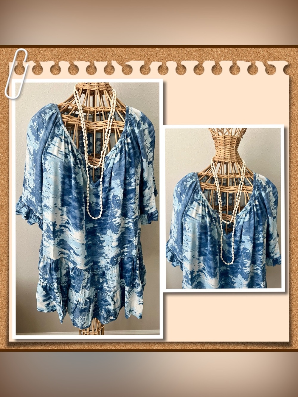 EUC BEACH LUNCH LOUNGE TOP SZ XL